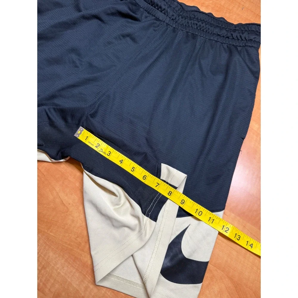 Nike Purdue Boilermakers Dri-FIT Basketball Shorts Navy Cream Mens Large L
